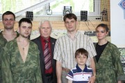 Спортсмены клуба вместе с А.Кадочниковым